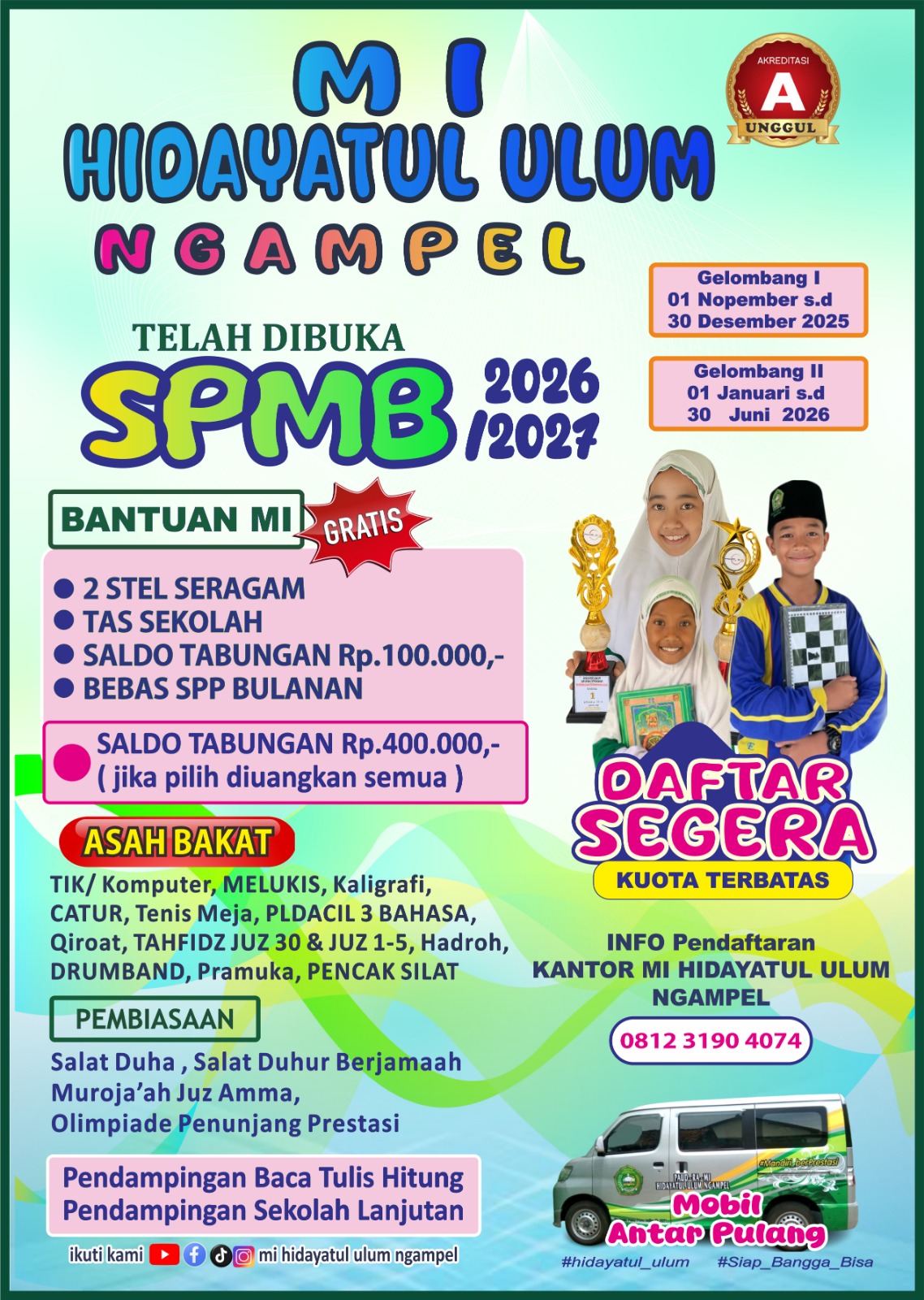 TELAH DI BUKA ! SPMB TAHUN 2026/2027